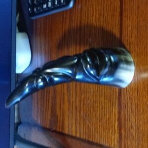 Carved horn statue!